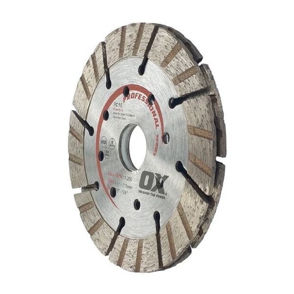 Ox Tools Pro 4.5" PC15 Sandwich Tuck Point Blade, 5/8"-7/8" Bore OX-PCTP-4.5 - main